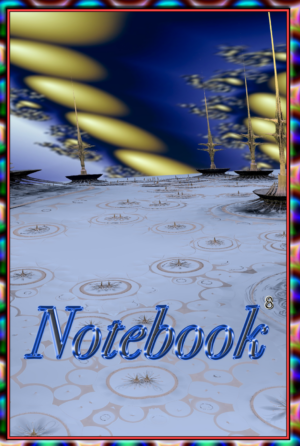 Notebook 8: Colourful Fractal Notebook – Futuristic Design