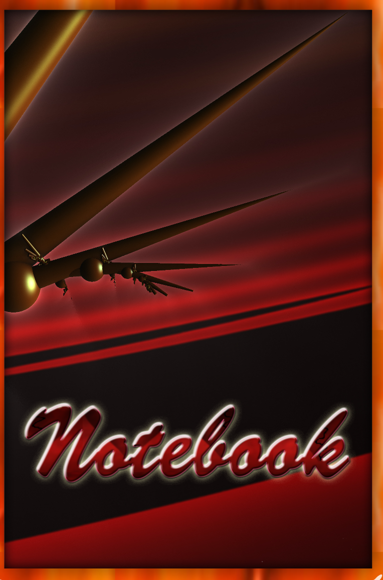 Notebook 9: Colourful Fractal Notebook – Futuristic Design