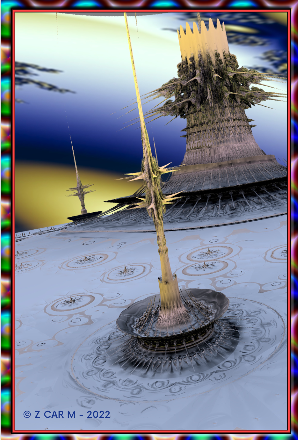 Notebook 8: Colourful Fractal Notebook – Futuristic Design - Image 3
