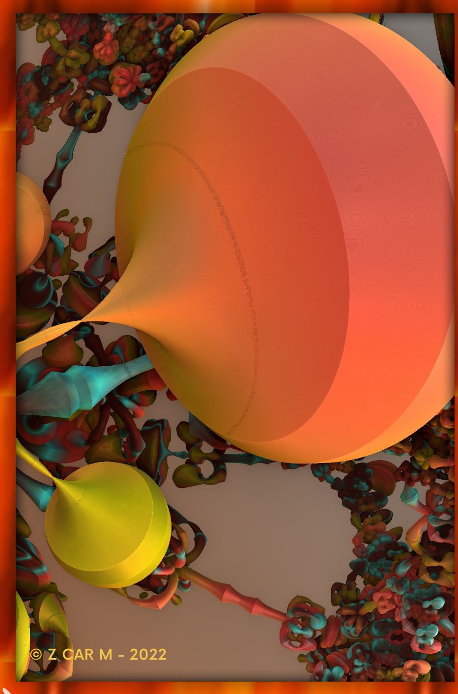 Notebook 10: Colourful Fractal Notebook – Futuristic Design - Image 3
