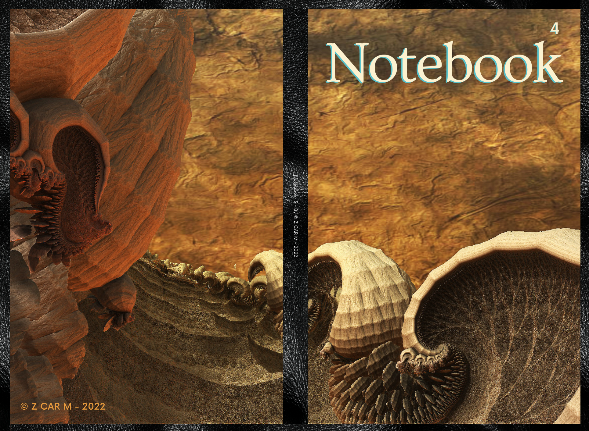 Notebook 4: Colourful Fractal Notebook – Futuristic Design - Image 4