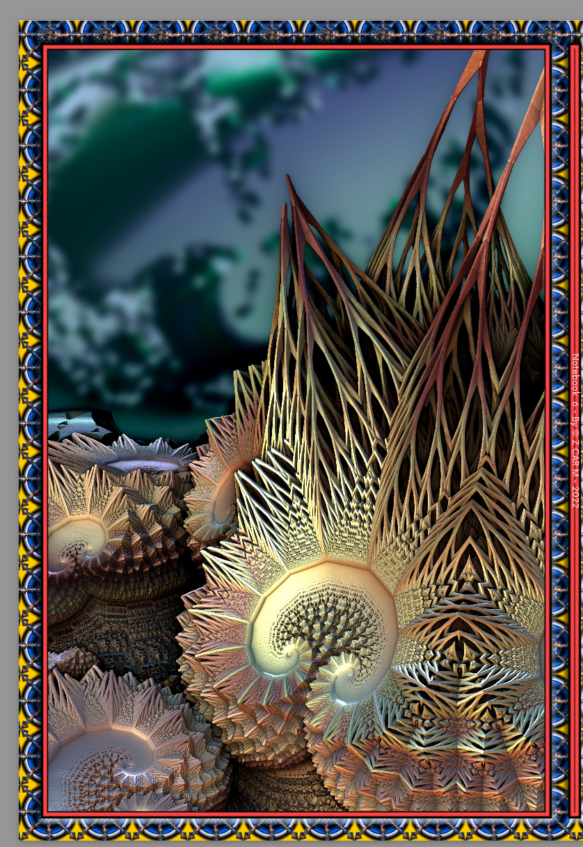 Notebook 6: Colourful Fractal Notebook – Futuristic Design - Image 2