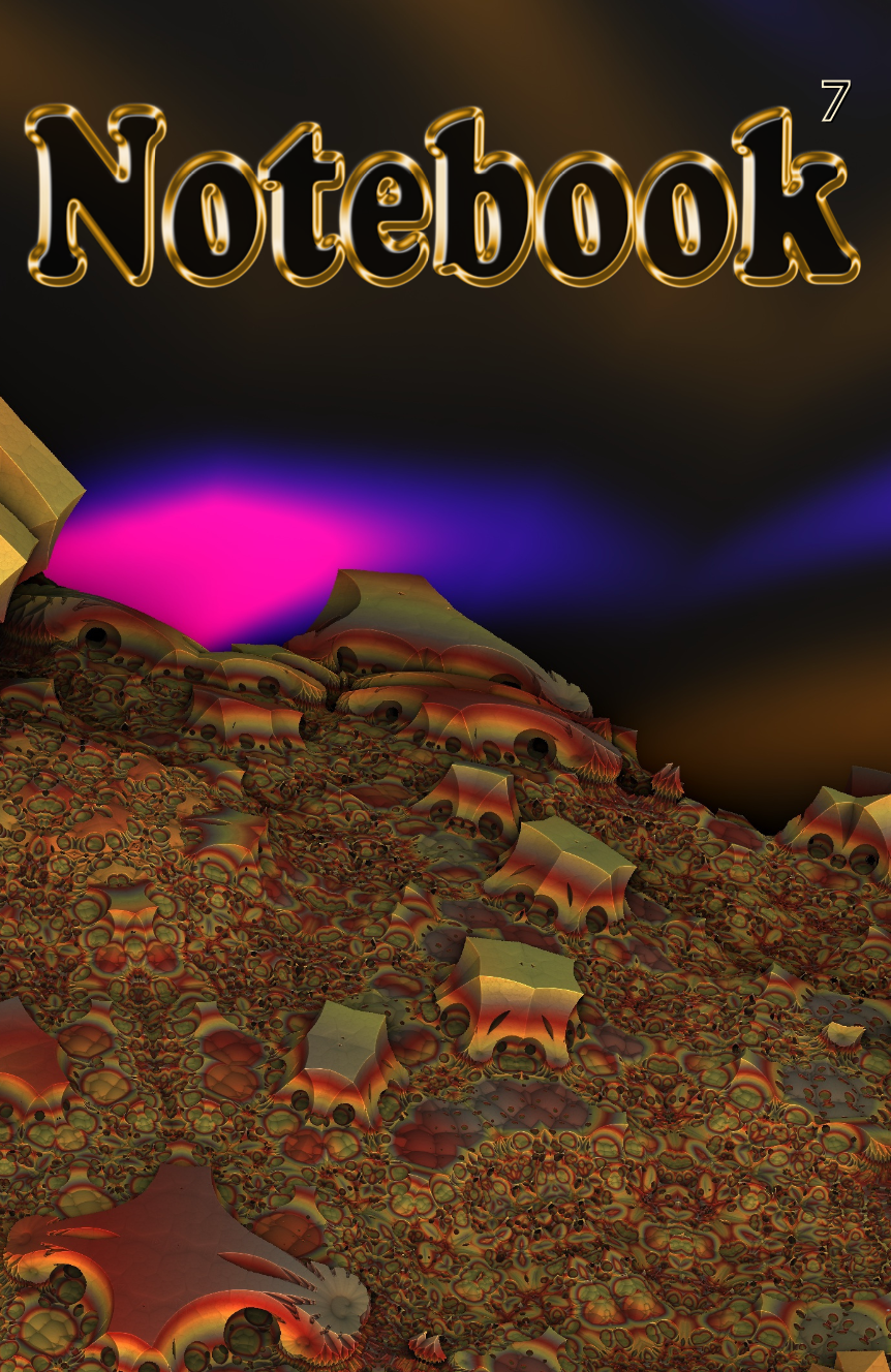 Notebook 7: Colourful Fractal Notebook – Futuristic Design