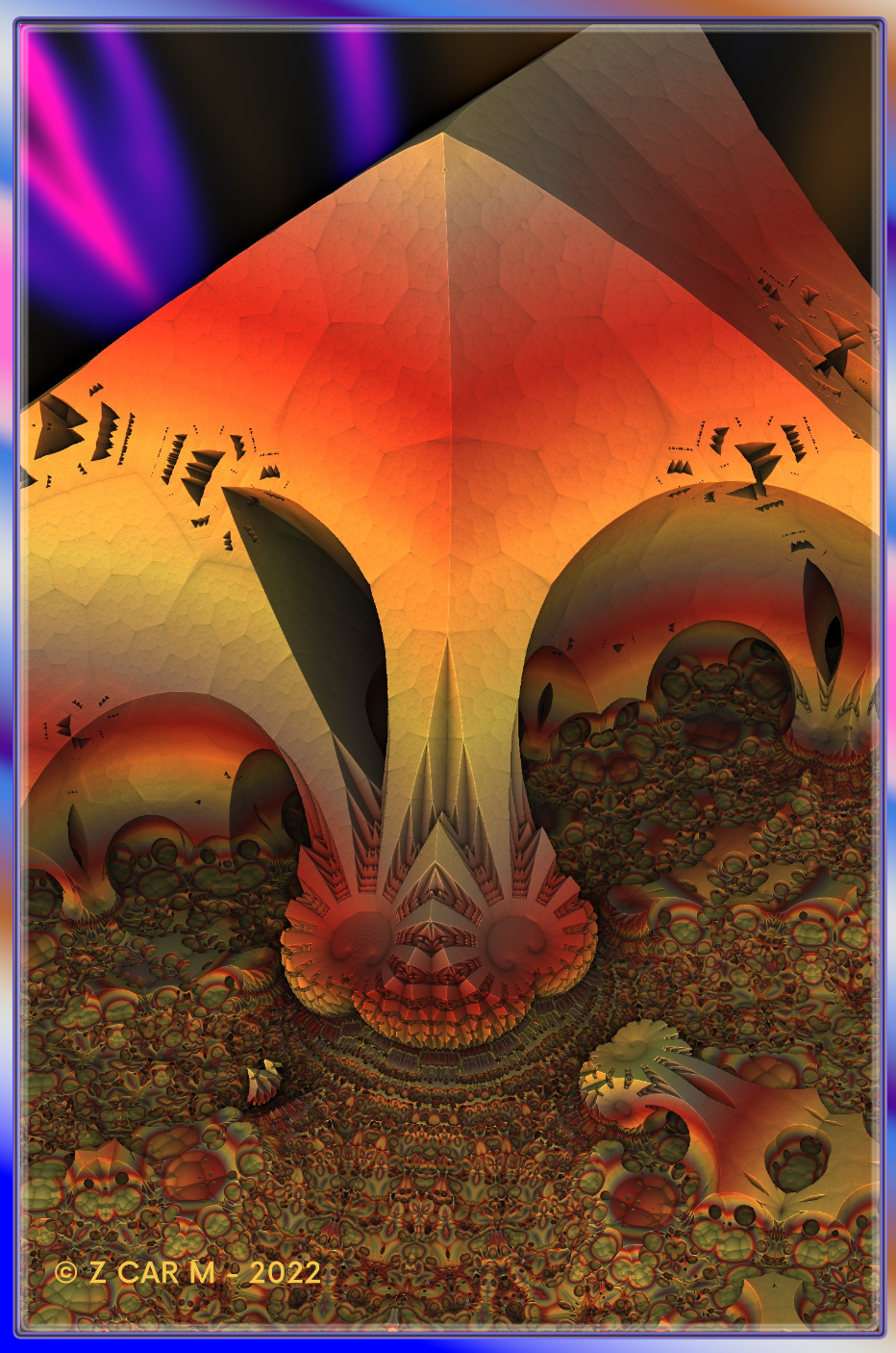 Notebook 7: Colourful Fractal Notebook – Futuristic Design - Image 3