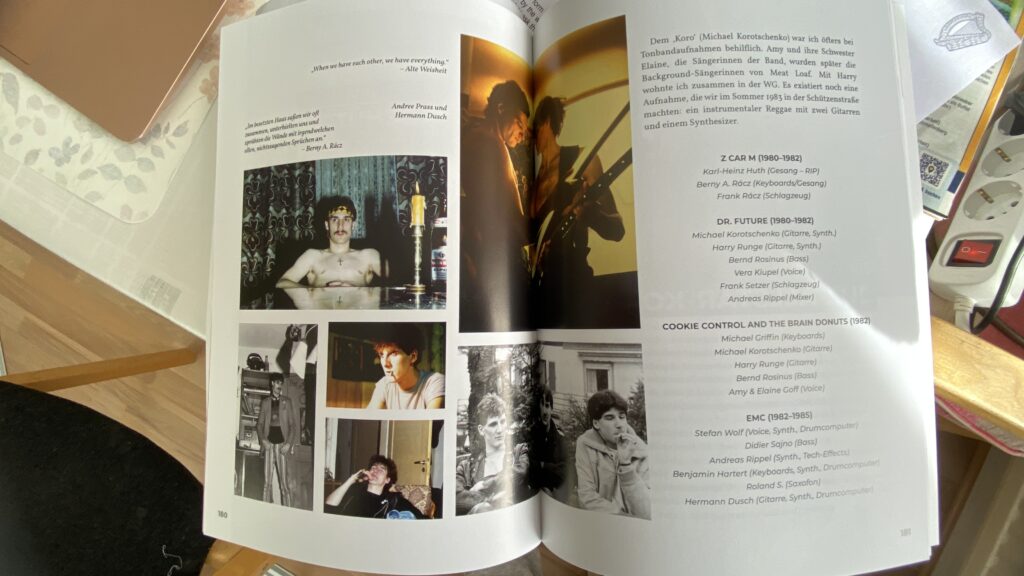 Z CAR M 1980–1982 documented in Soundtrack einer Stadt, Kaiserslautern, pages 180–181